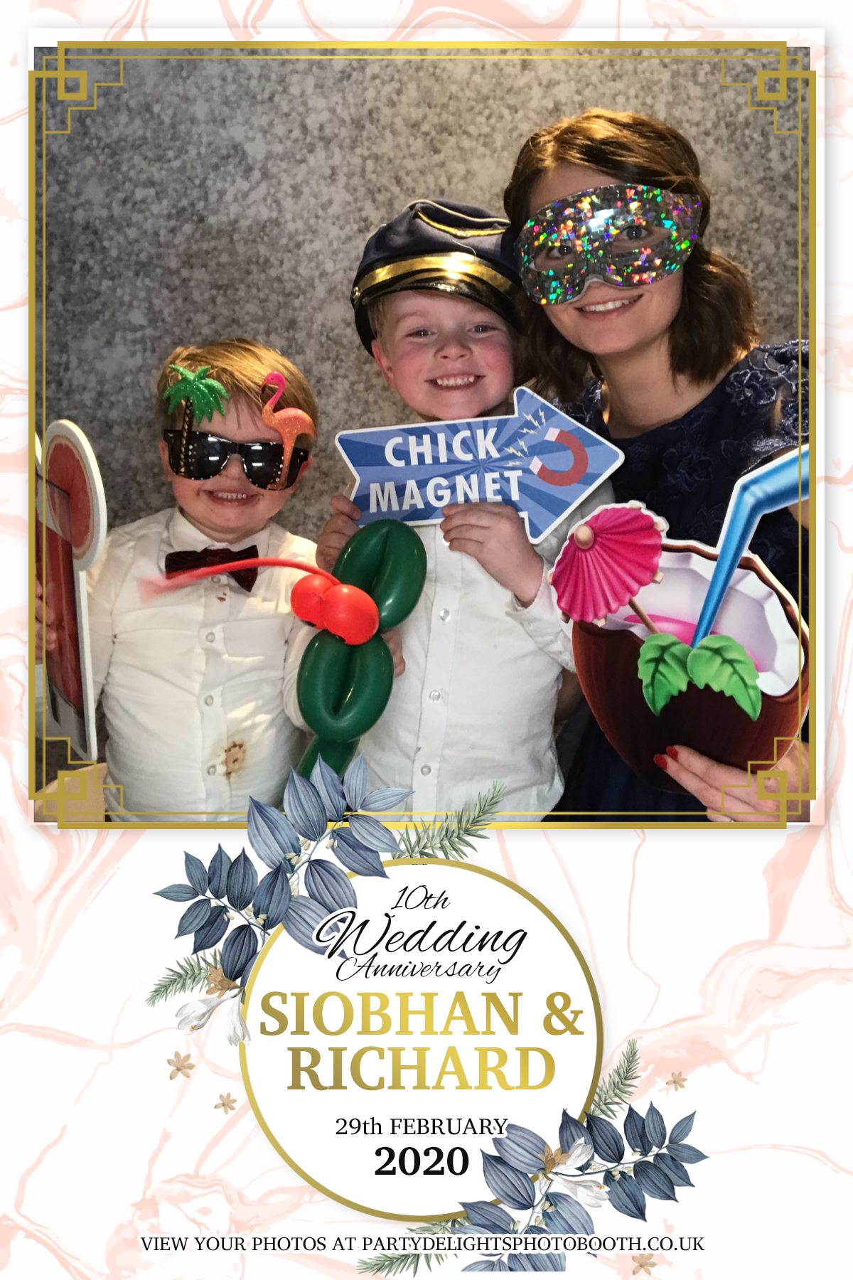 Siobhan and Richards Vow renewal  | View more photos from the event at gallery.partydelightsphotobooth.co.uk/u/PartyDelightsPhotoBooth/Siobhan-and-Richards-Vow-renewal